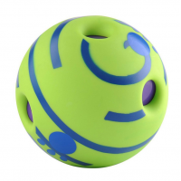 2020 New design wobble wag giggle ball 10cm 15cm 18cm pet interactive toys for cats/ dogs Pet Chew Ball