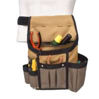 Heavy Duty Multi pockets Garden Tool Set Waist Belt Bag with Adjustable Strap